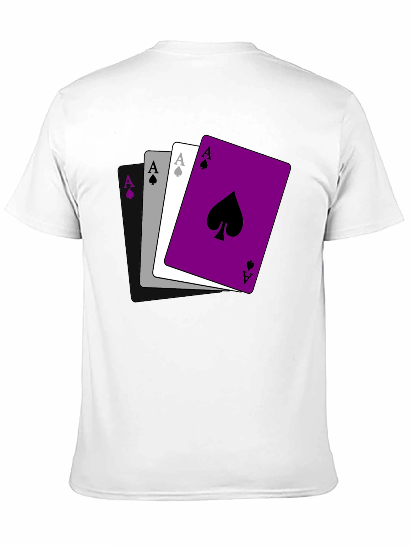 Ace Pride T-Shirt - Ace of Spades Asexual Shirt