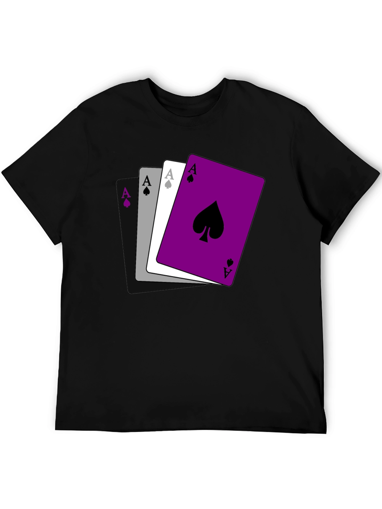 Ace Pride T-Shirt - Ace of Spades Asexual Shirt