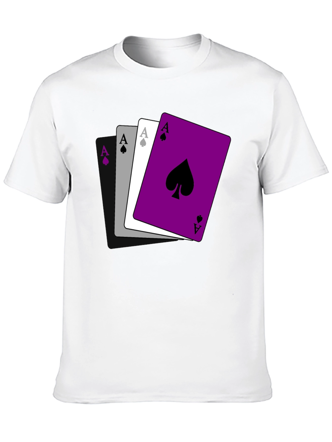 Ace Pride T-Shirt - Ace of Spades Asexual Shirt