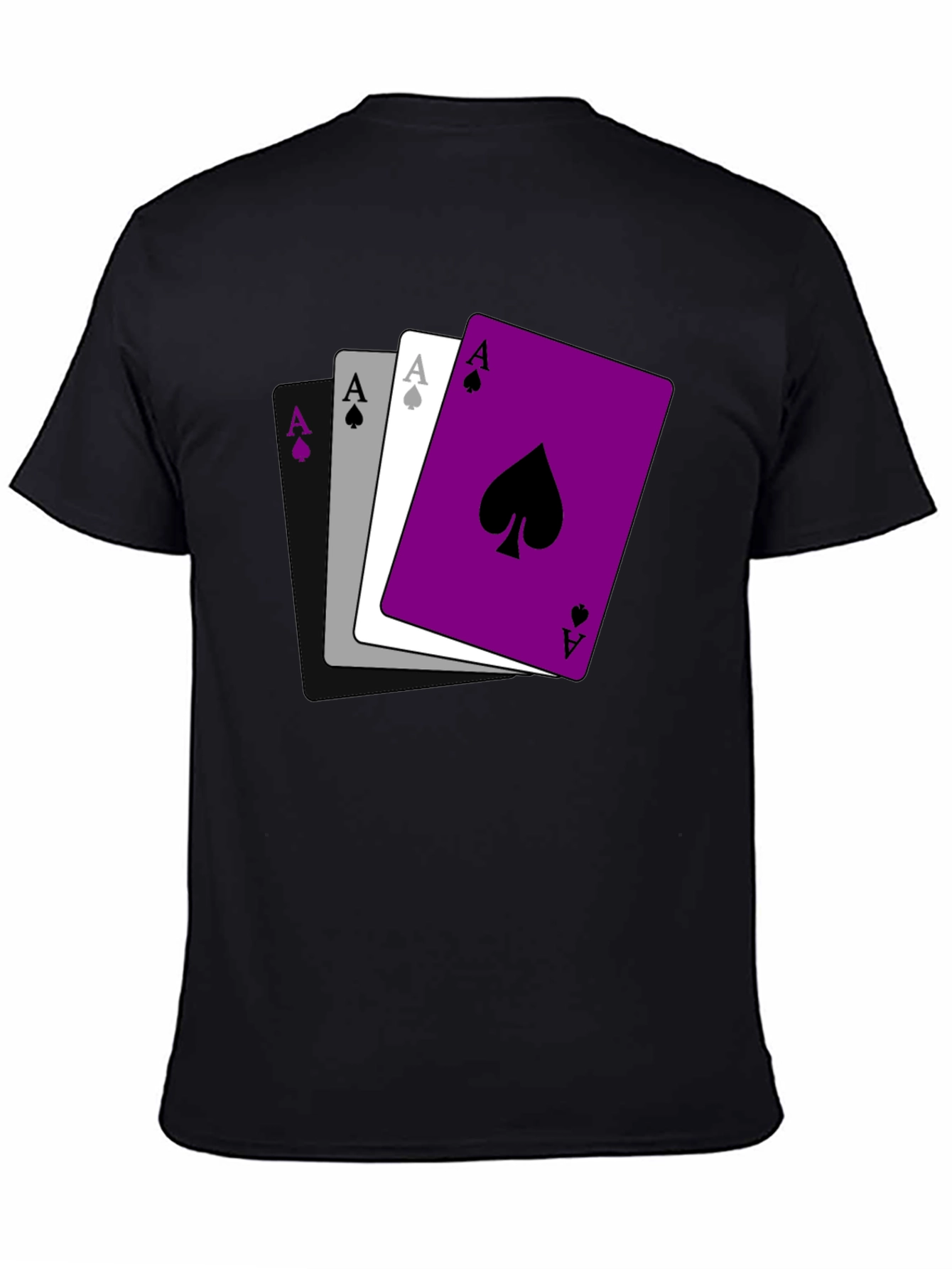 Ace Pride T-Shirt - Ace of Spades Asexual Shirt