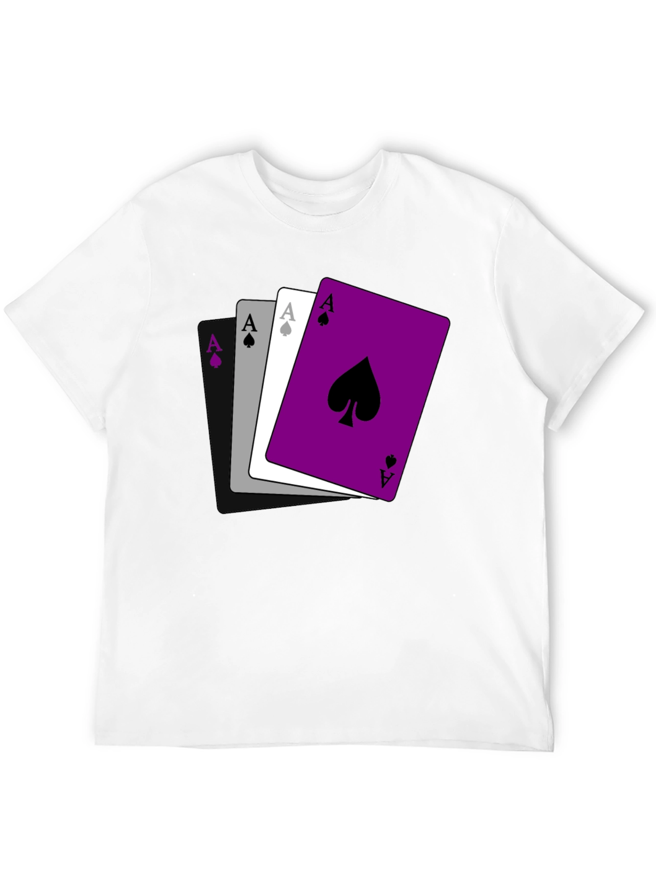 Ace Pride T-Shirt - Ace of Spades Asexual Shirt