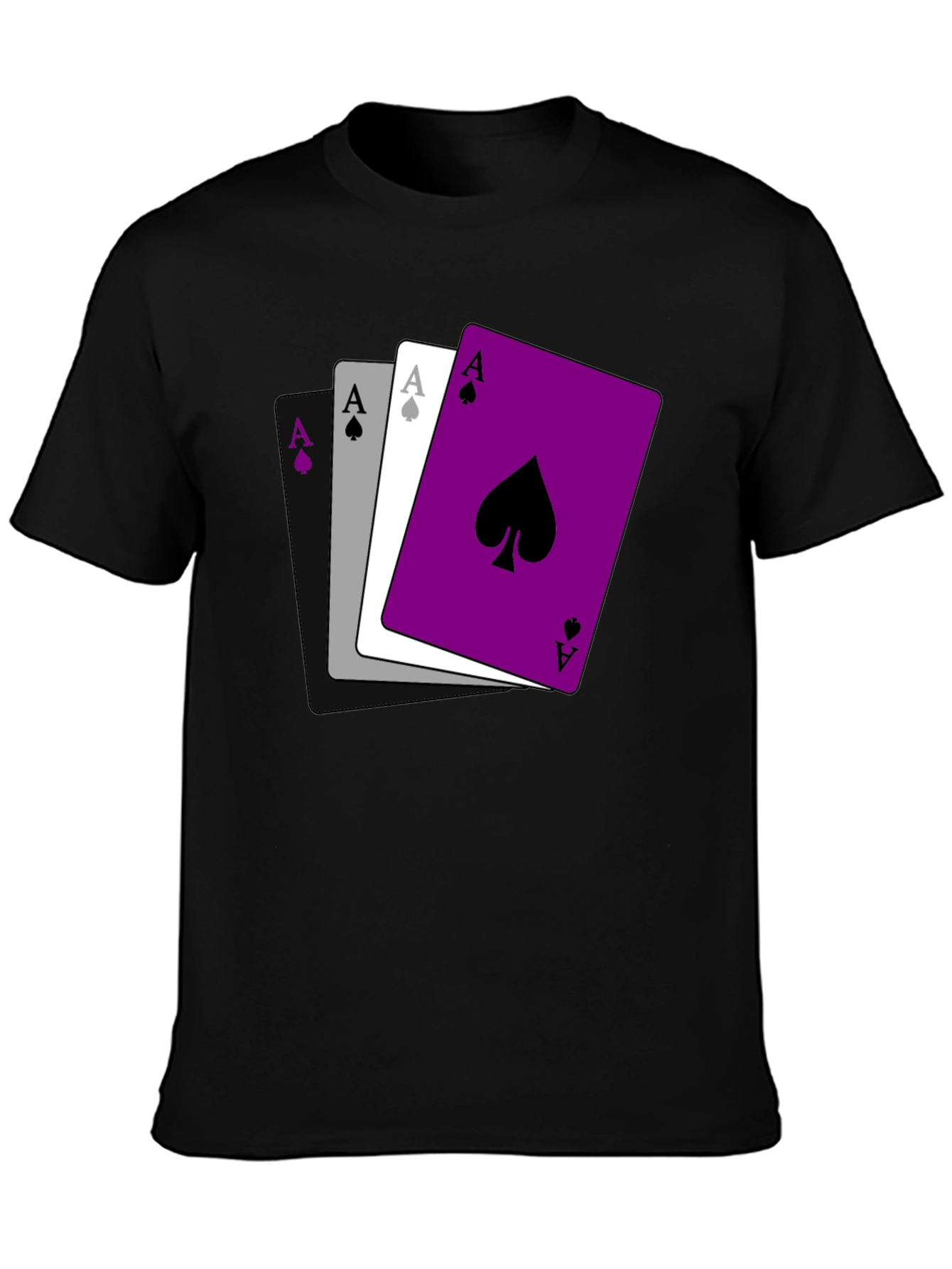 Ace Pride T-Shirt - Ace of Spades Asexual Shirt