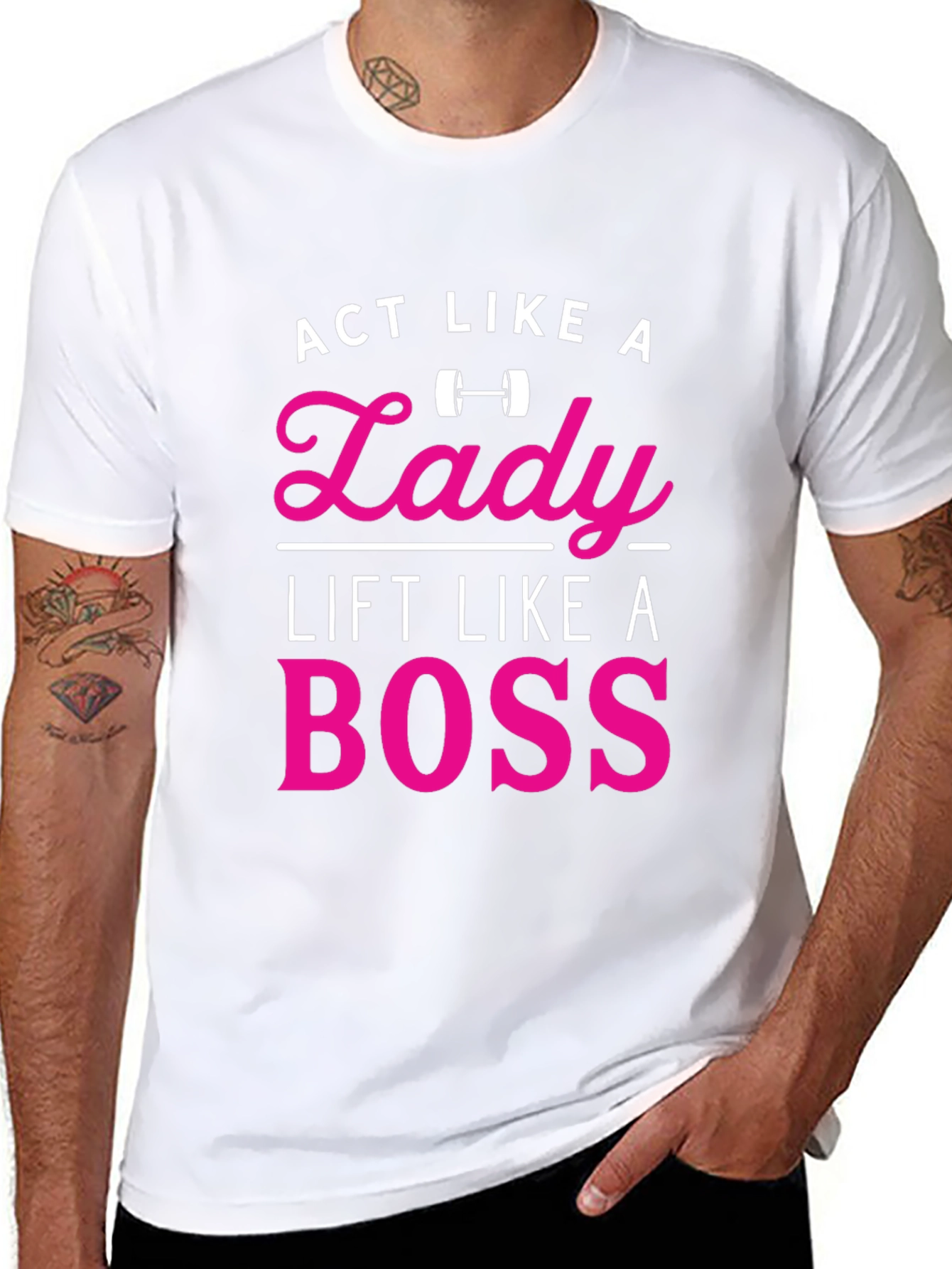 Act Like a Lady Lift Like a Boss T-Shirt