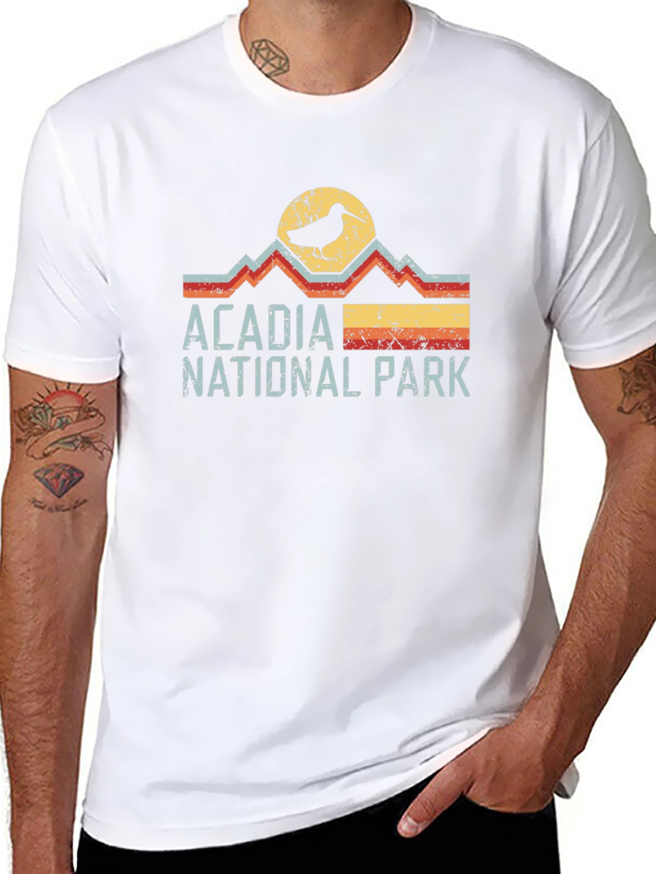 Acadia National Park Bird T-Shirt