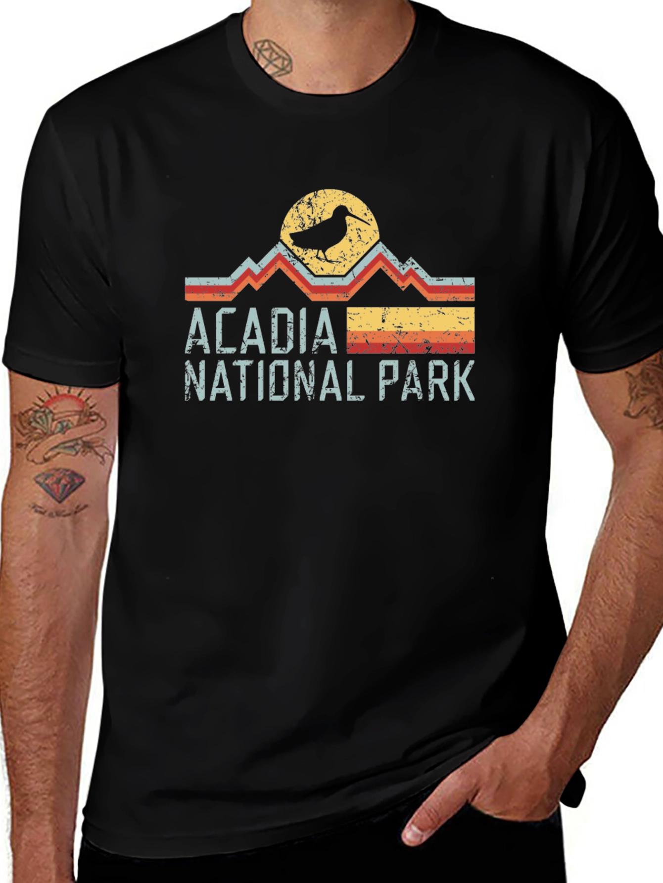 Acadia National Park Bird T-Shirt