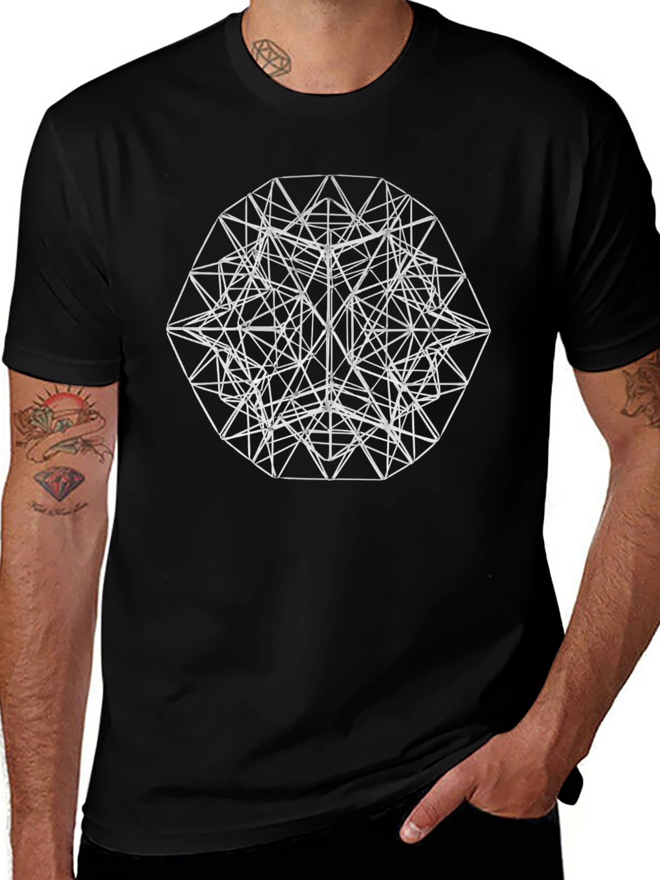 Abstract Geometric T-Shirt - Modern Streetwear