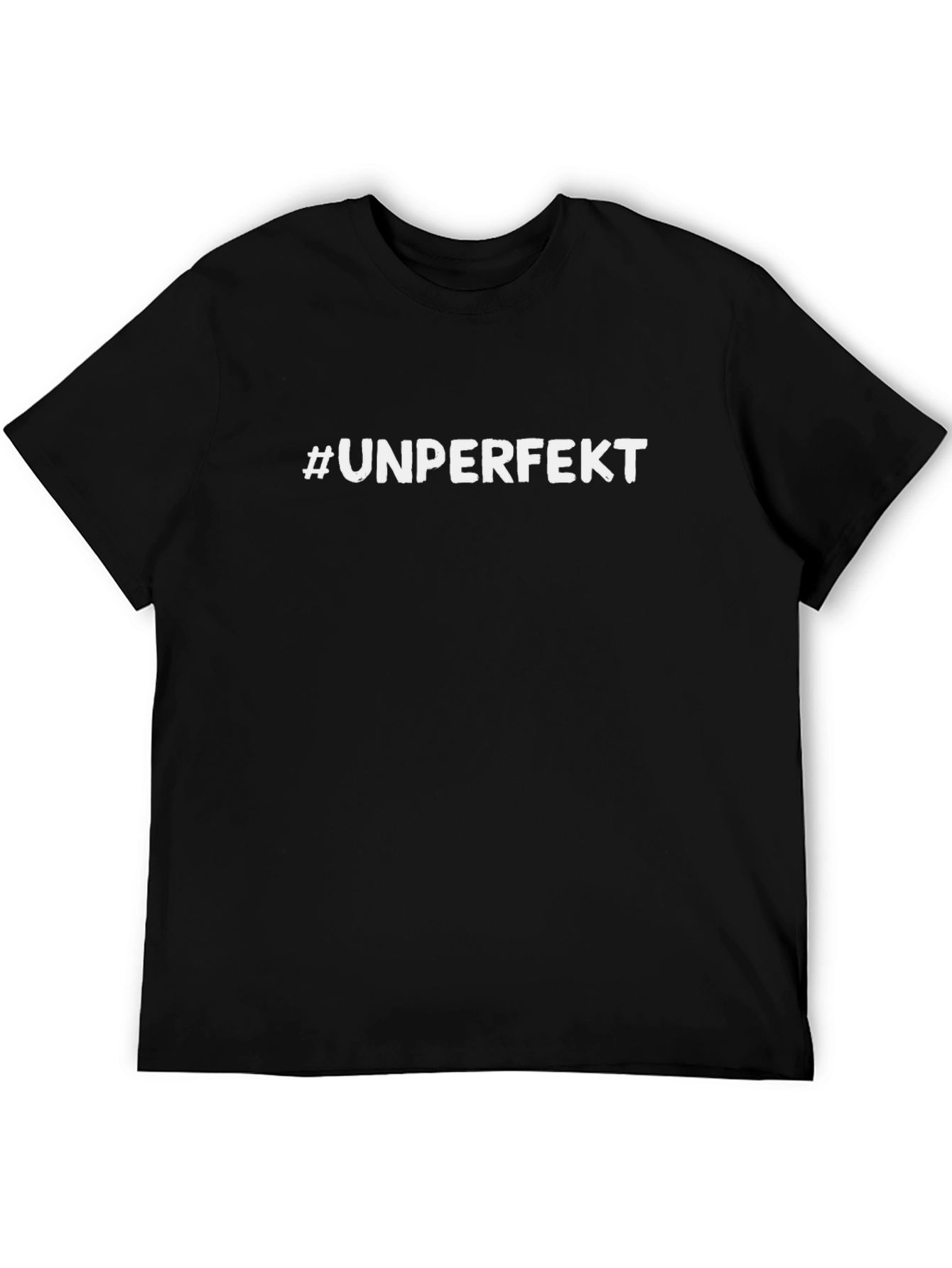 #Unperfekt Black T-Shirt