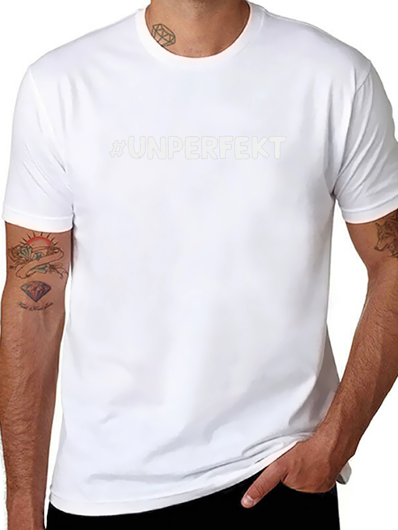 #Unperfekt Black T-Shirt