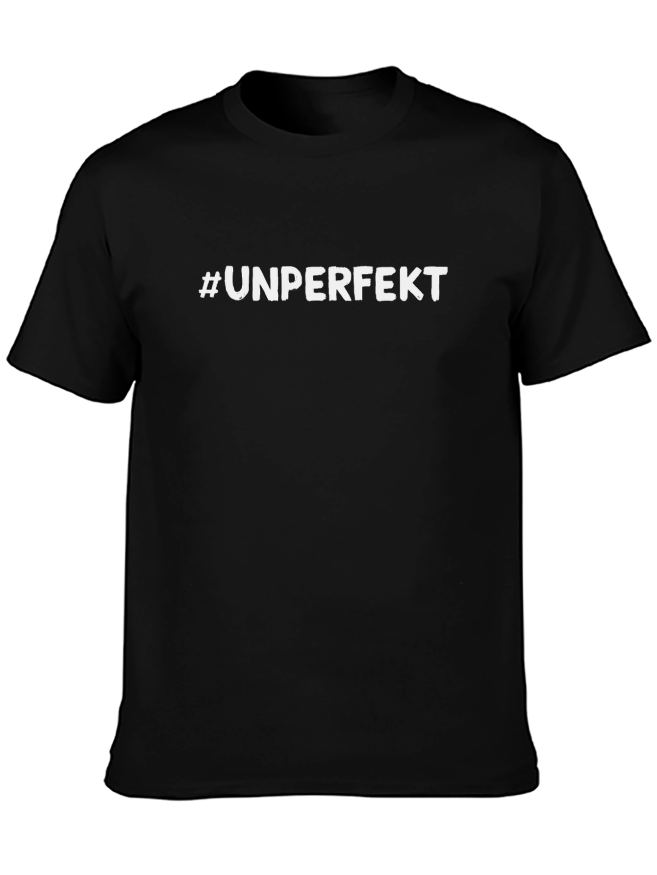 #Unperfekt Black T-Shirt