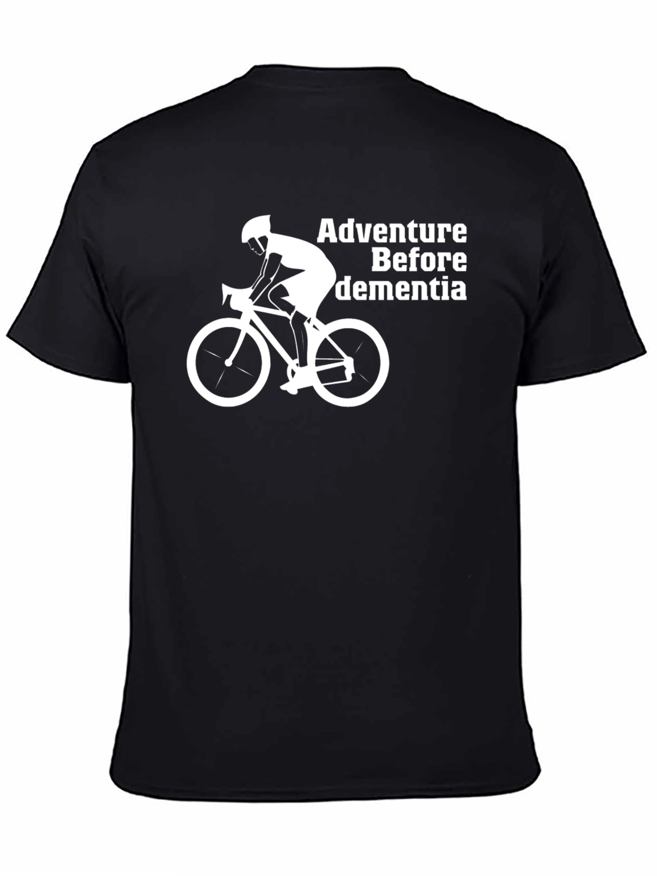 Adventure Before Dementia Black Graphic T-Shirt