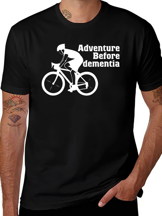 Adventure Before Dementia Black Graphic T-Shirt