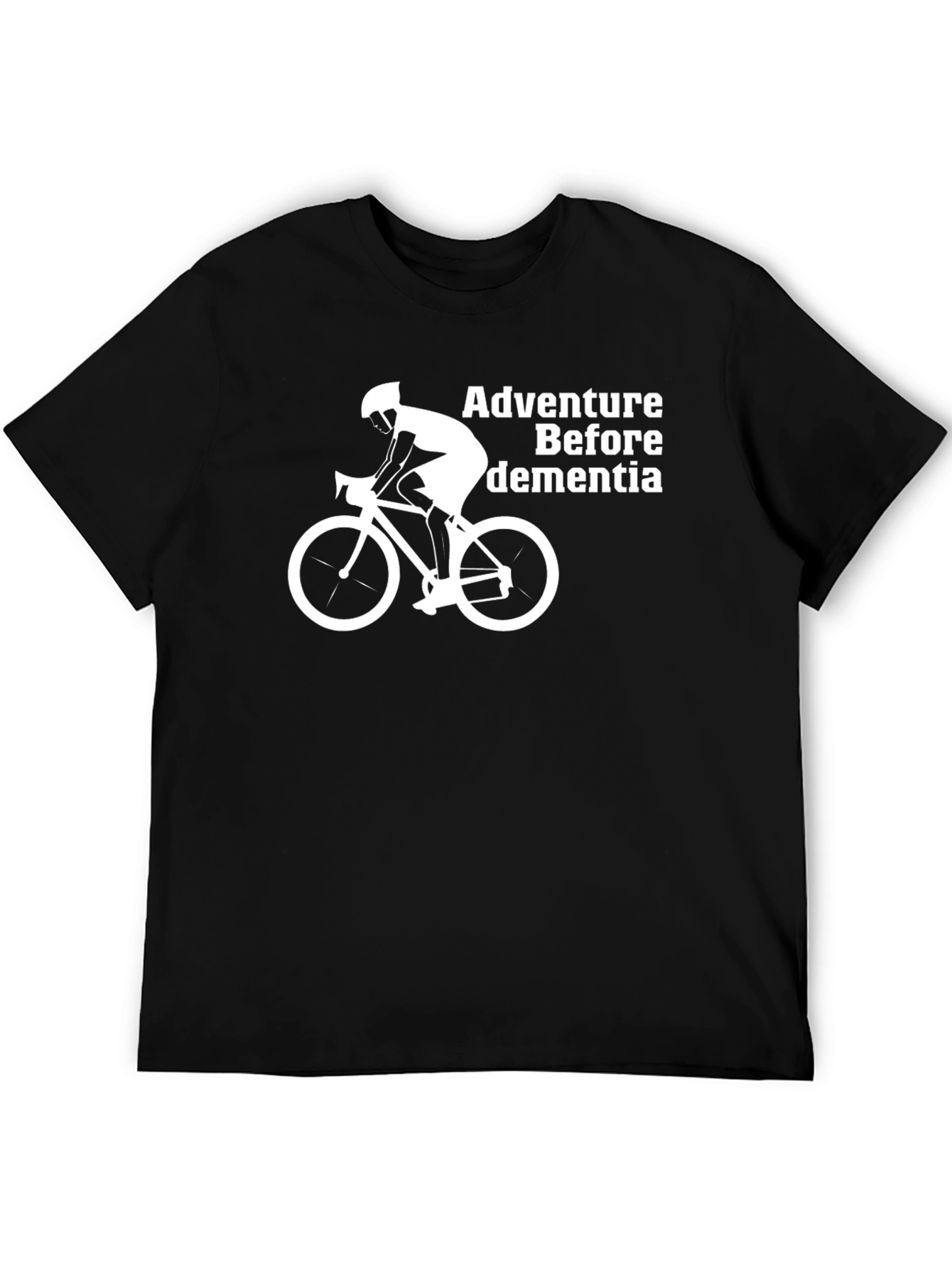 Adventure Before Dementia Black Graphic T-Shirt