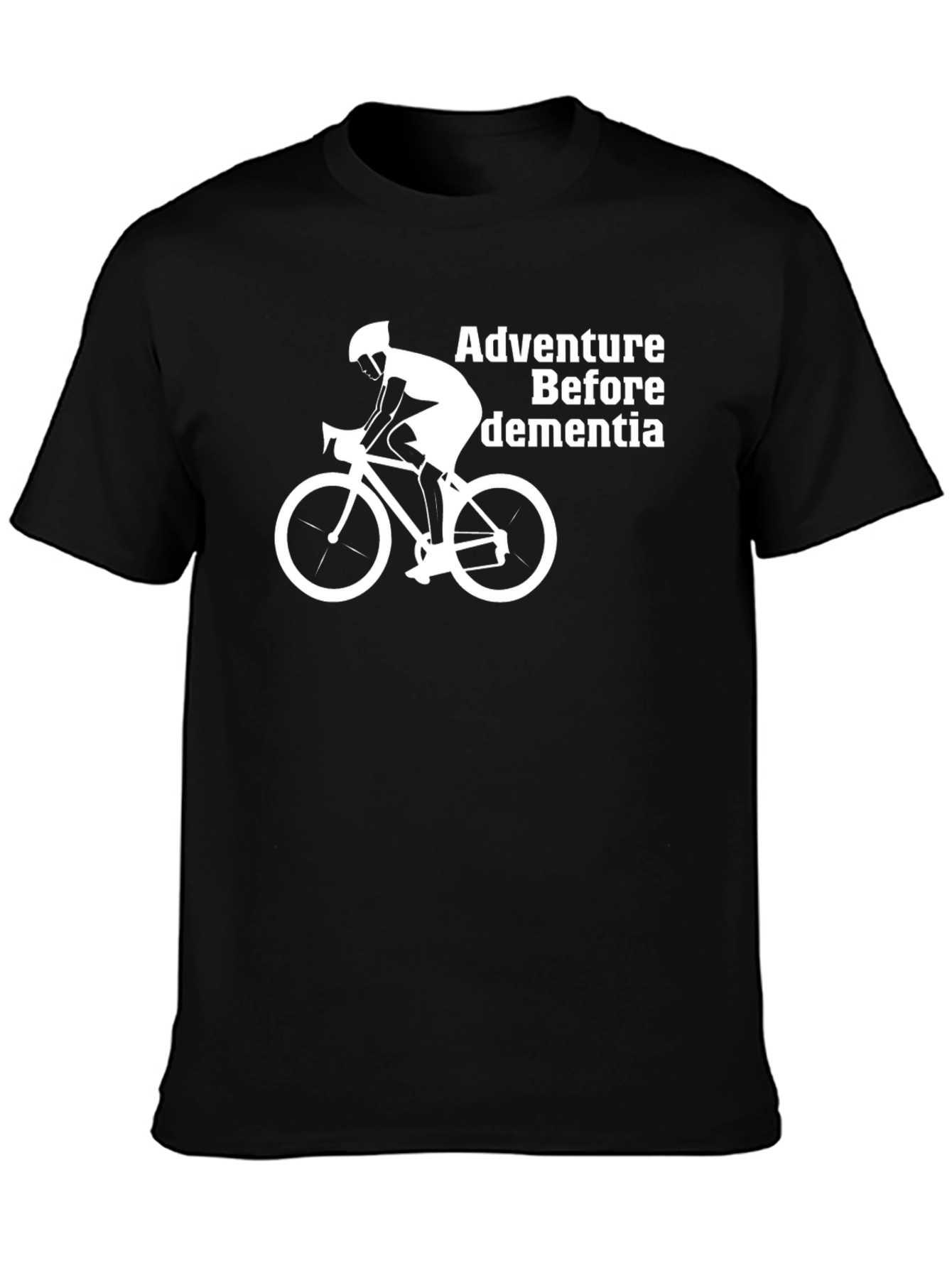 Adventure Before Dementia Black Graphic T-Shirt