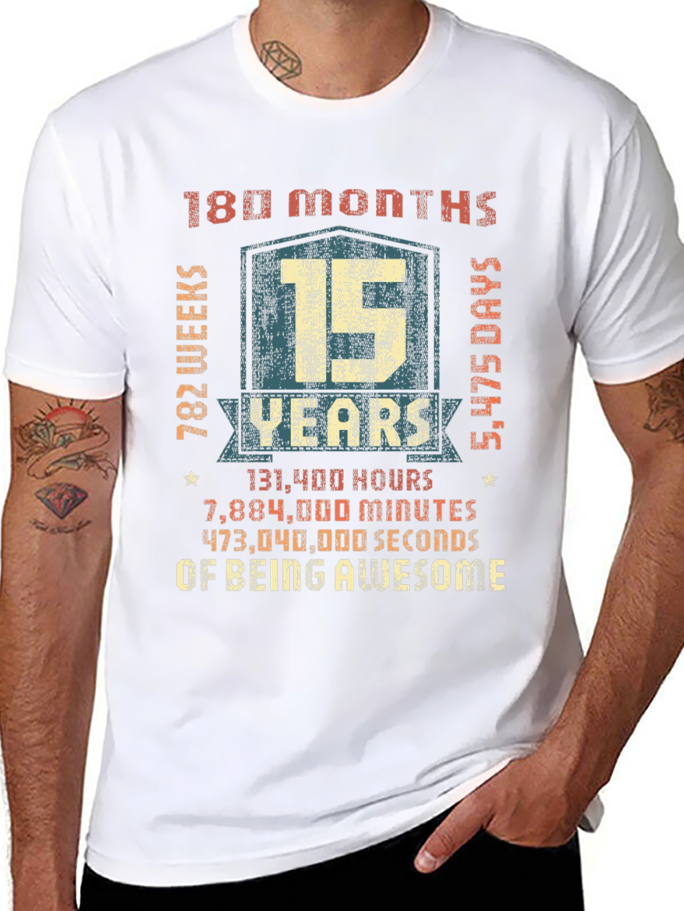 15 Years of Being Awesome T-Shirt