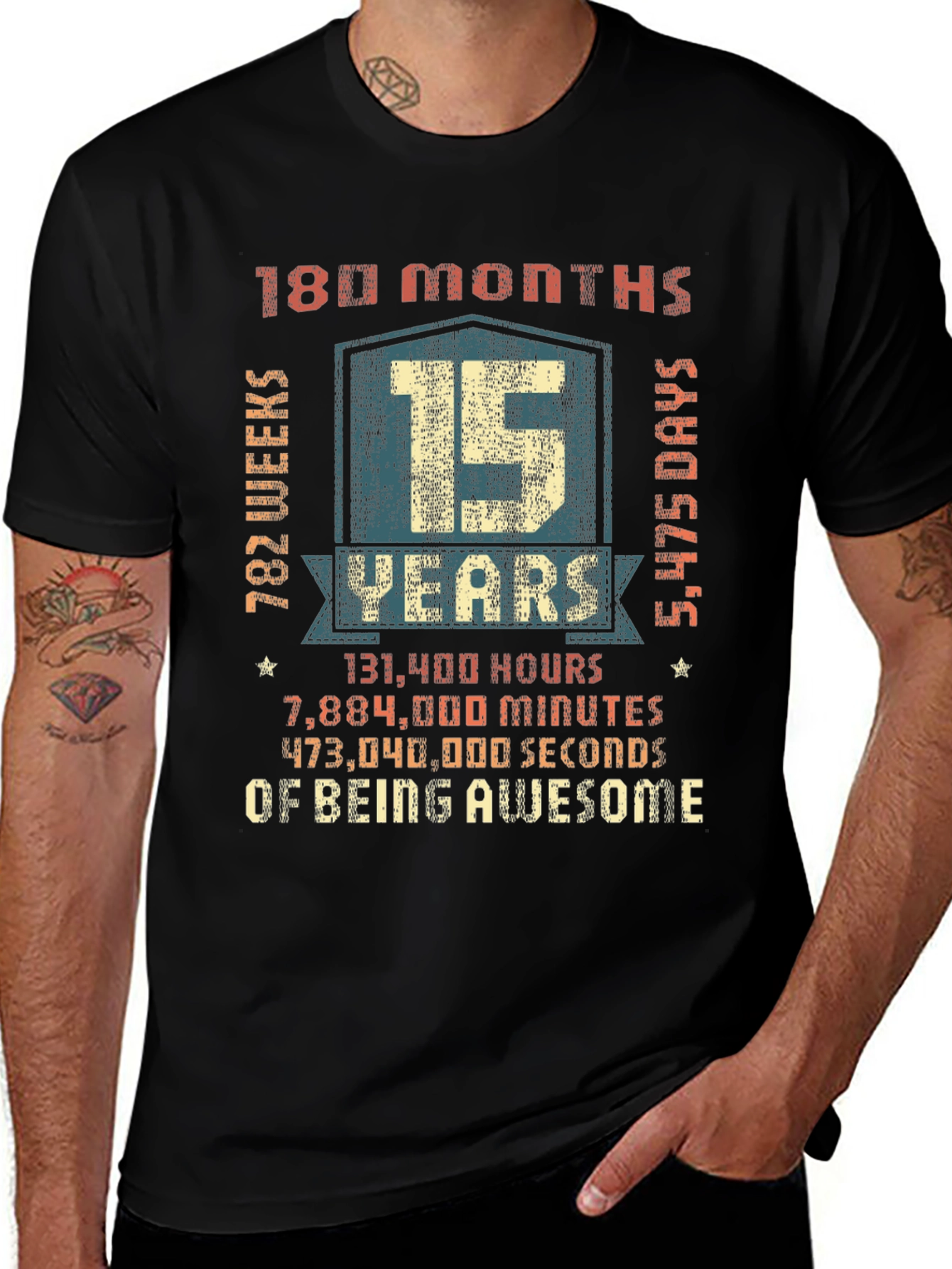 15 Years of Being Awesome T-Shirt